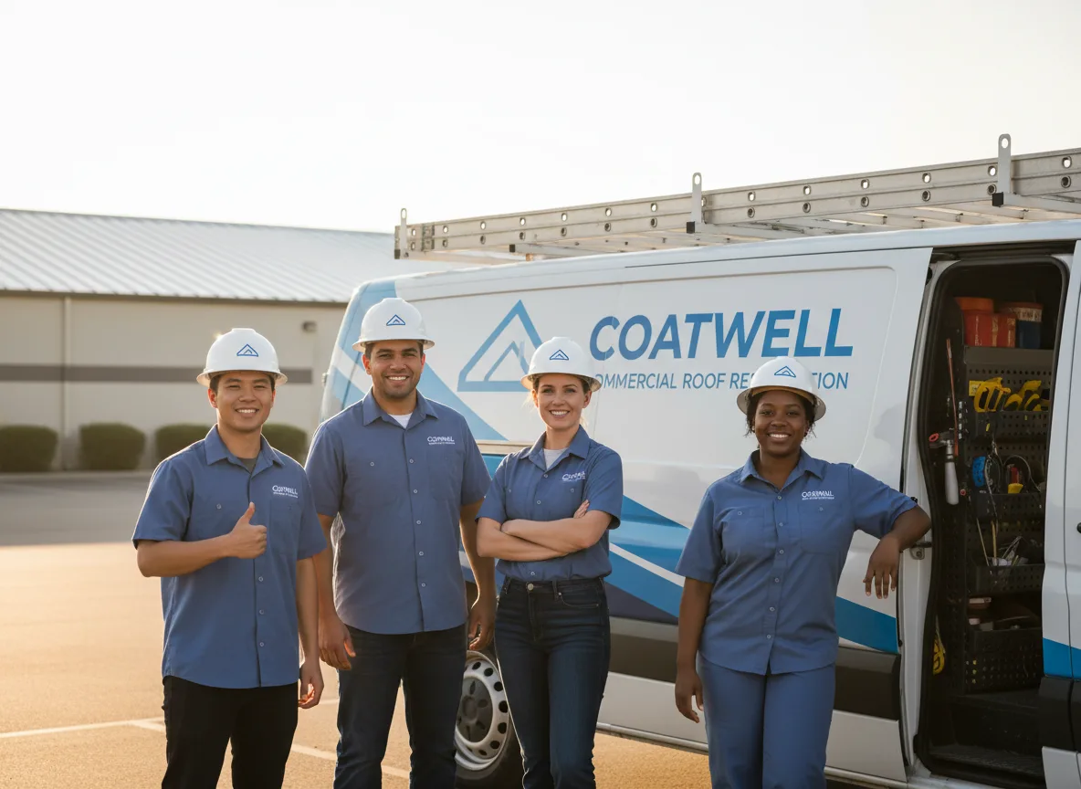 Commercial roof coating company in Hennepin, OK